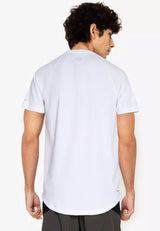 Equipe Men's Classic White Round Neck Tee