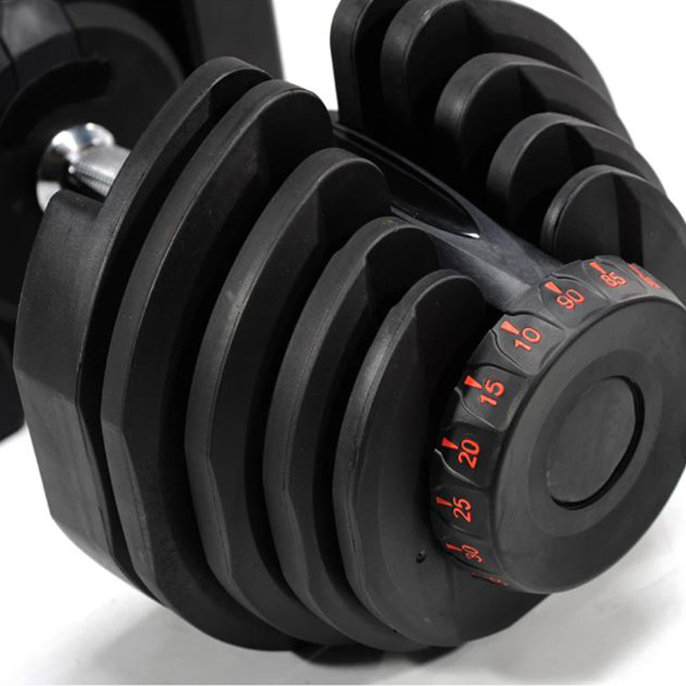 Core Selectorized Dumbbell Pair (90 LBS/40 KGS Each Dumbbell)