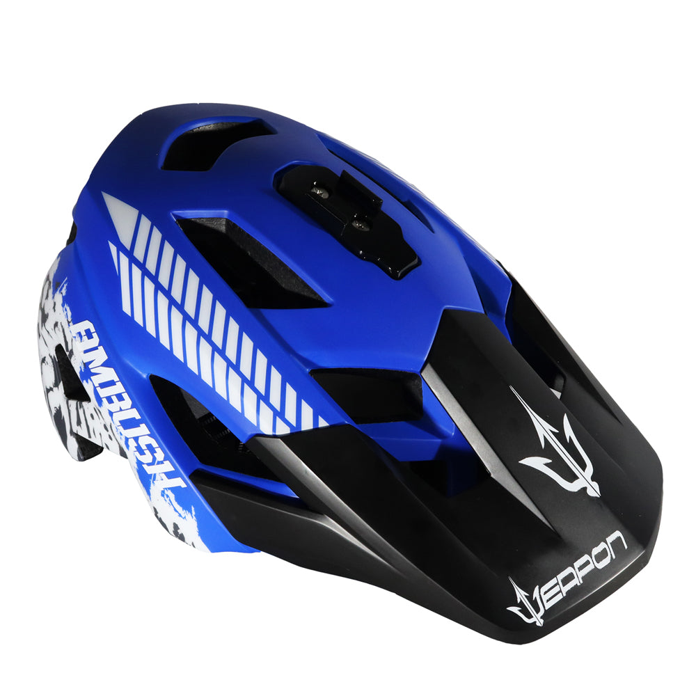 Weapon Ambush Bike Helmet with LED