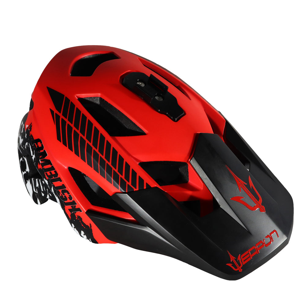 Weapon Ambush Bike Helmet with LED