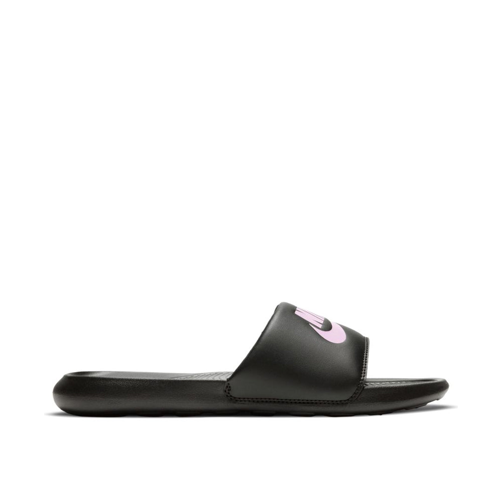 Pink and clearance black nike slides