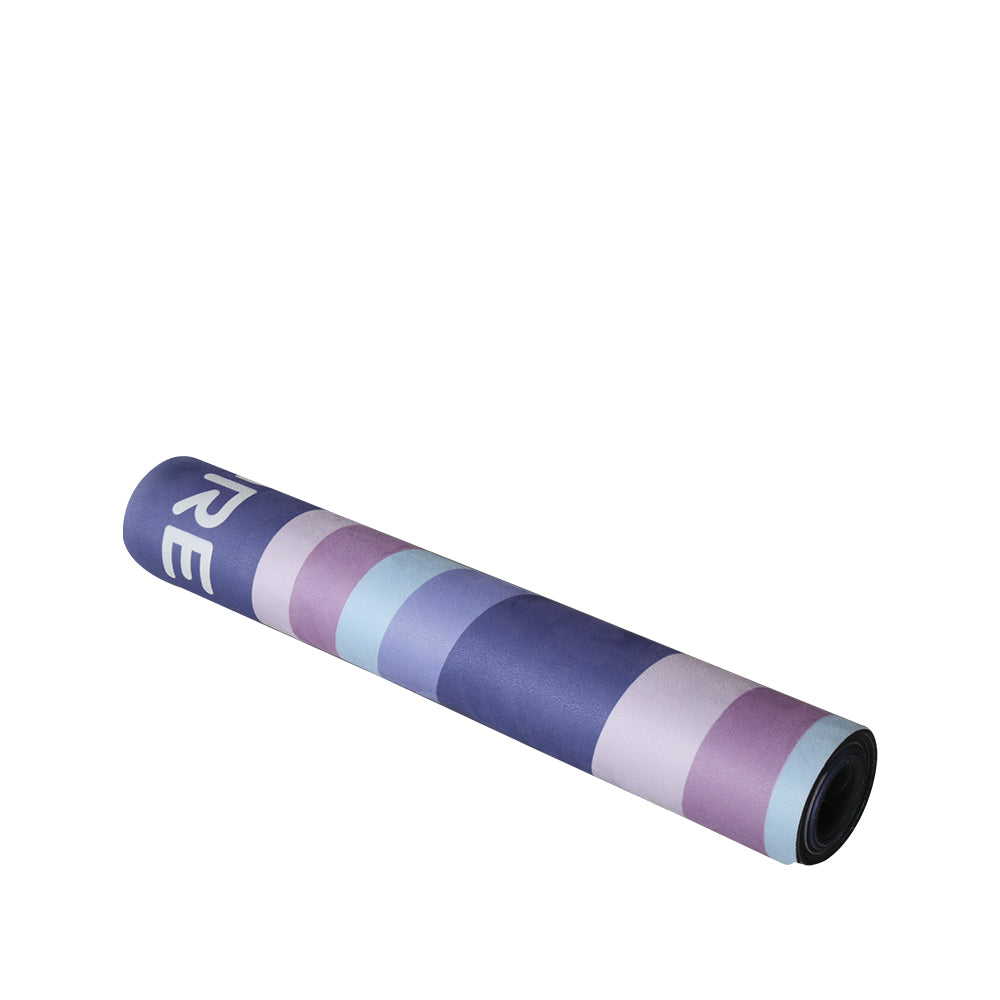 Empower Premium Yoga Mat Cobalt Blue Purple Gray - Toby's Sports