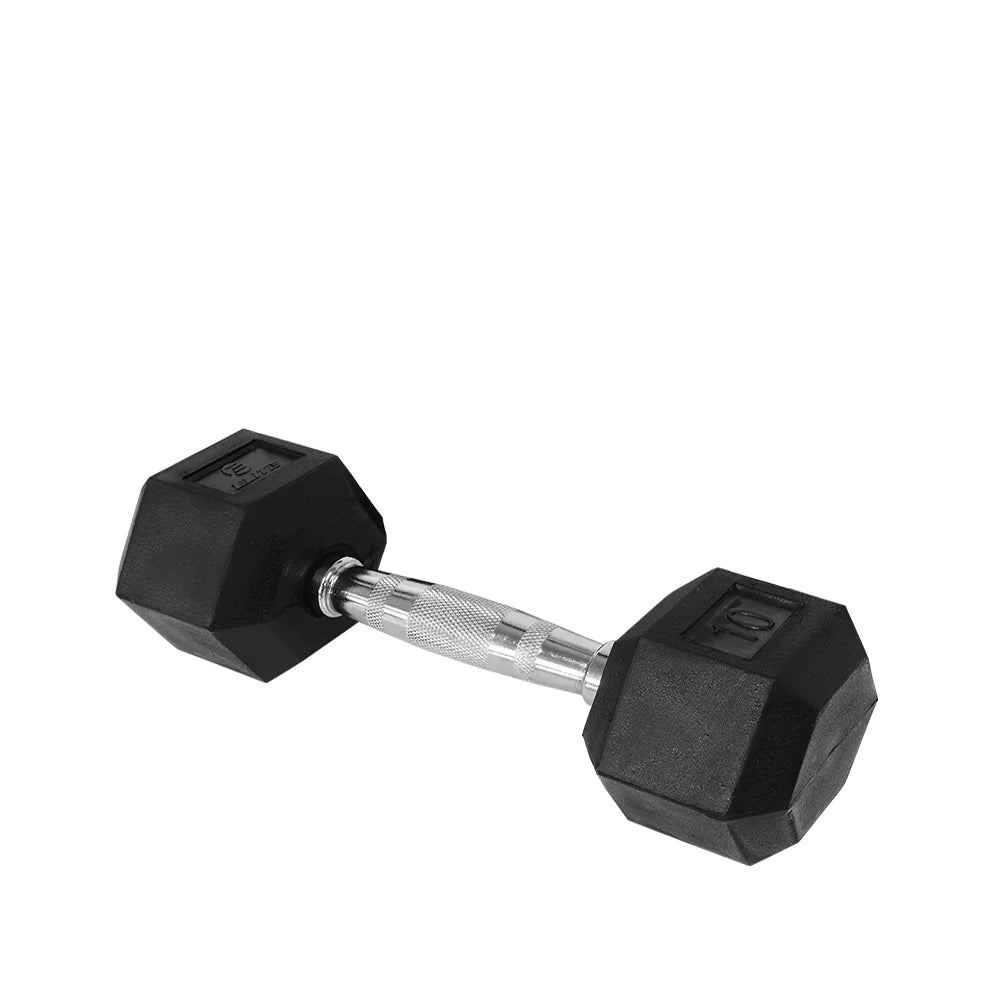 Elite Rubber Hex Dumbbell