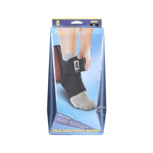 AQ B23611 Solid Shield Ankle Sleeve | Toby's Sports