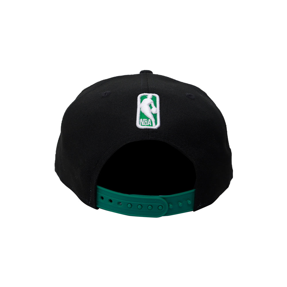 Boston Celtics LEATHER HARDWOOD Fitted Hat