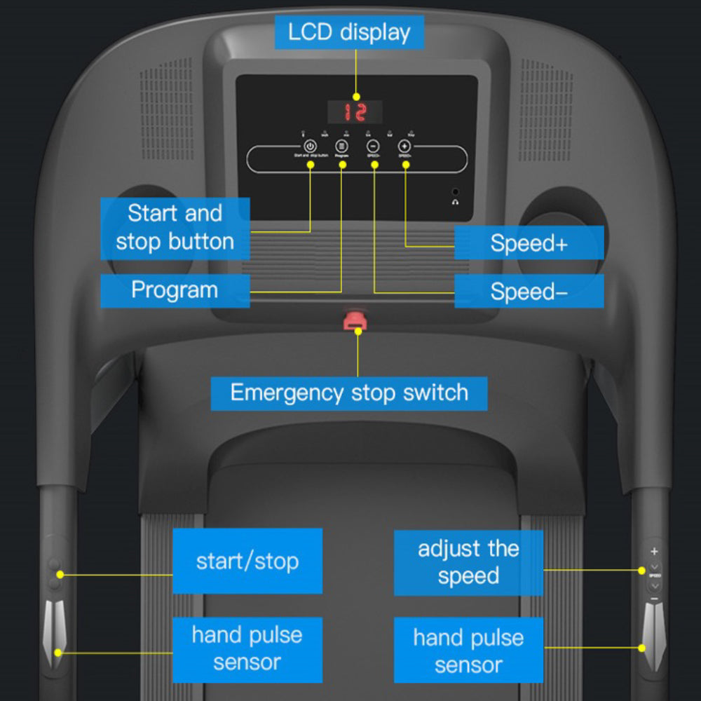 Ovicx A2S Foldable Treadmill