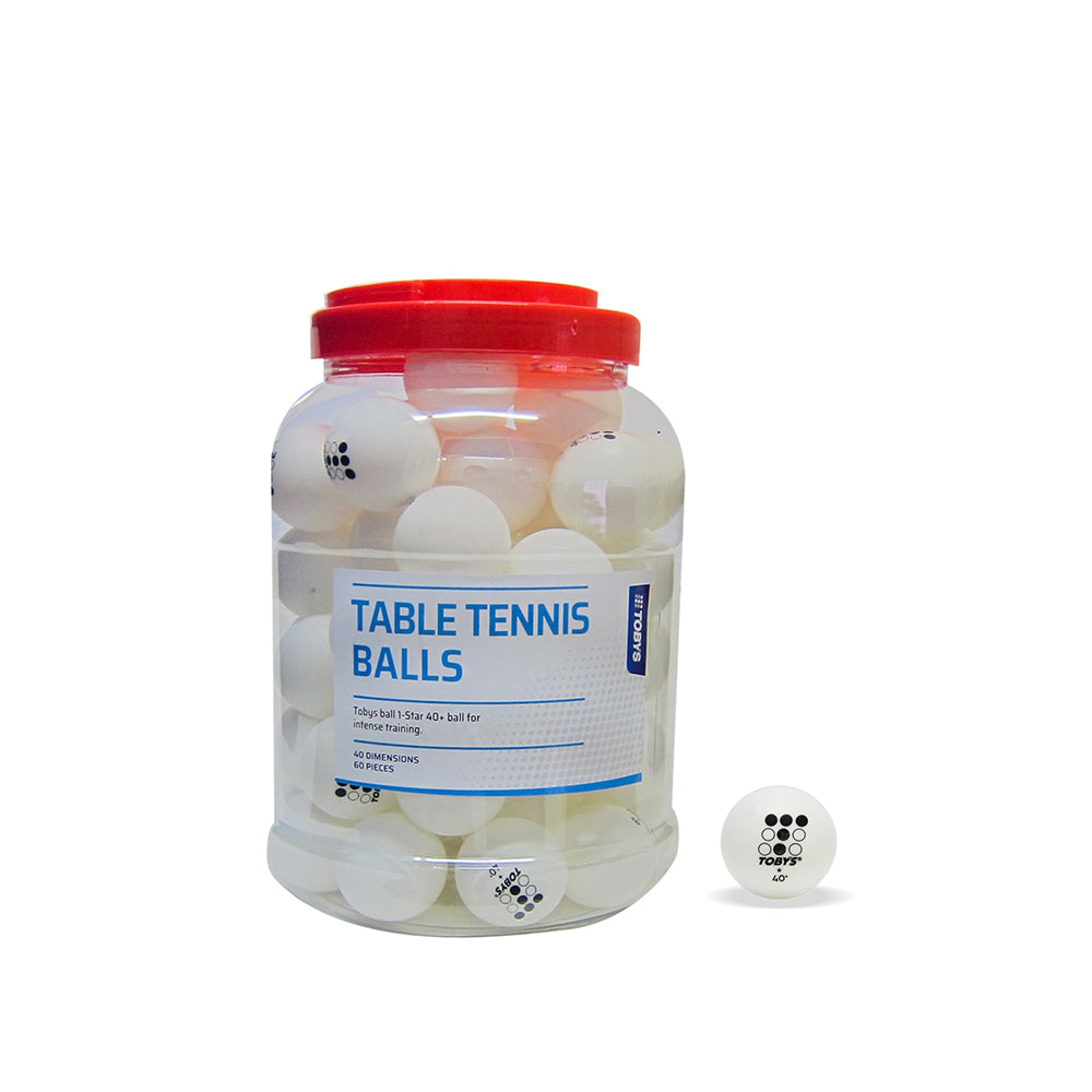 Toby's Sports Table Tennis Ball 40 MM 1 Star (Sold Per Piece)