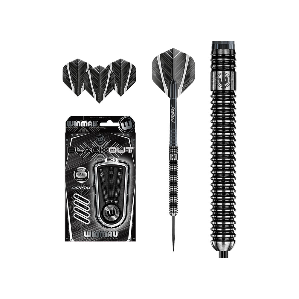 Winmau Blackout 90% Tungsten Alloy Steeltip Darts