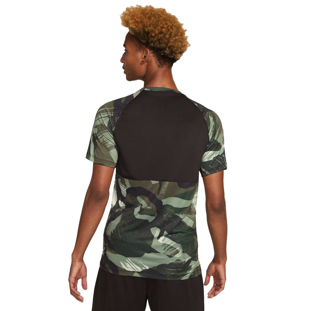 Nike Men's Pro Dri-FIT Short-Sleeve Slim Camo Top, 48% OFF