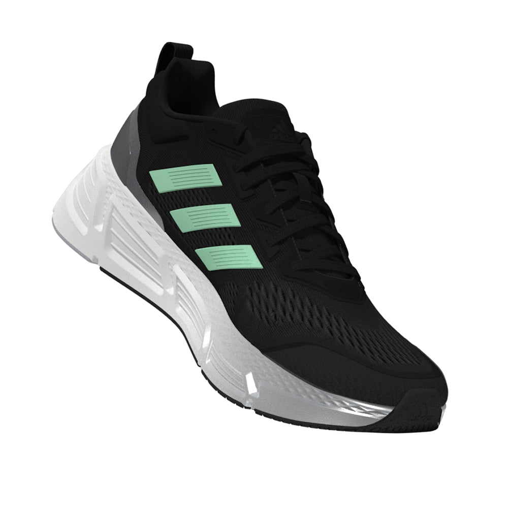 adidas Men s Questar Running Shoes Core Black Pulse Mint Carbon