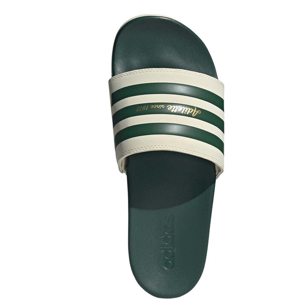 Adidas adilette shop green white