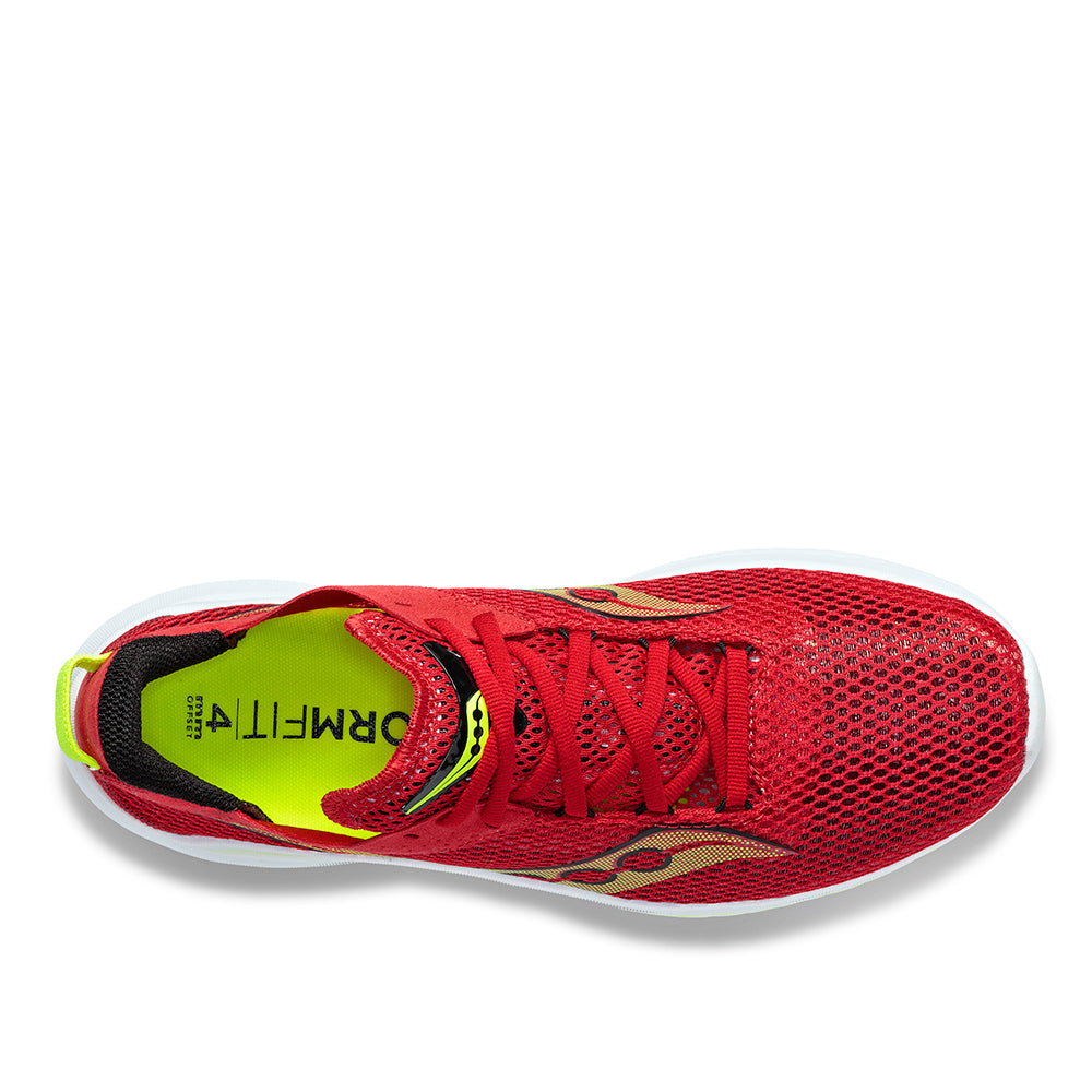 Saucony Women's Kinvara 14 Running Shoes Red Rose + FREE Saucony