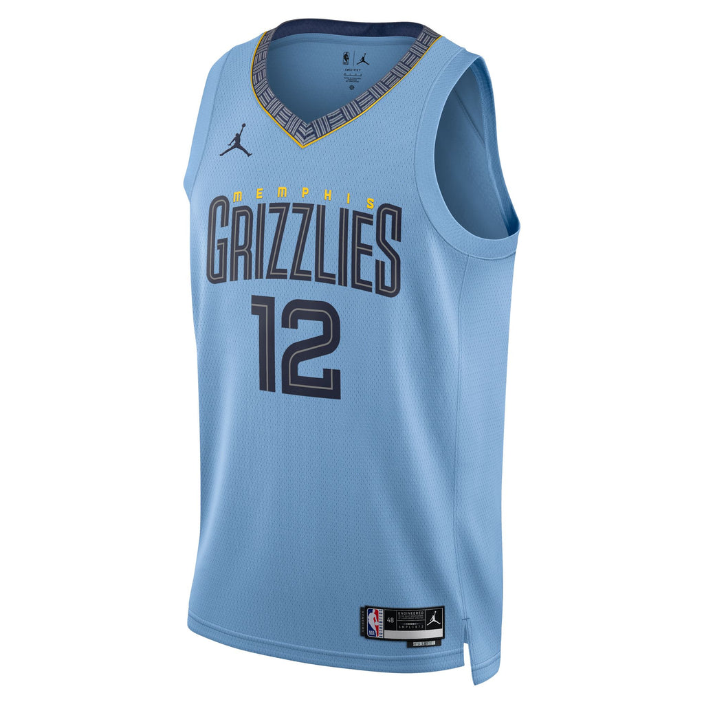 Men's Jordan Brand Ja Morant Light Blue Memphis Grizzlies 2020/21 Swingman  Jersey - Statement Edition