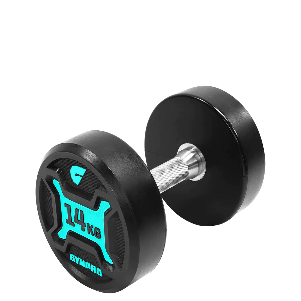 Round rubber dumbbell discount set